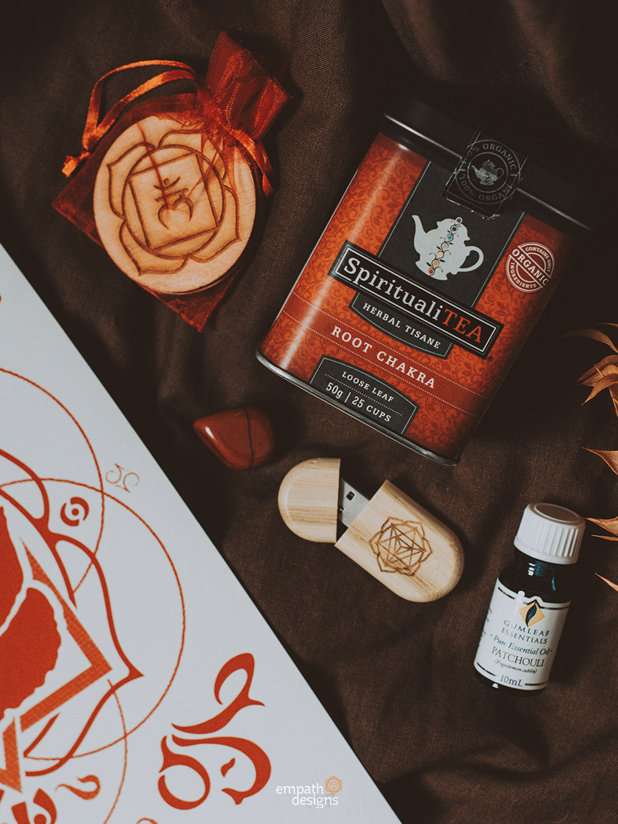 Earth Ritual Kit Root Chakra Grounding Meditation Ritual Kit | Empath Designs